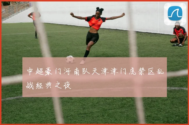 中超豪门河南队天津津门虎禁区乱战经典之夜