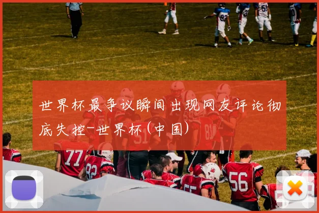 世界杯最争议瞬间出现网友评论彻底失控-世界杯(中国)
