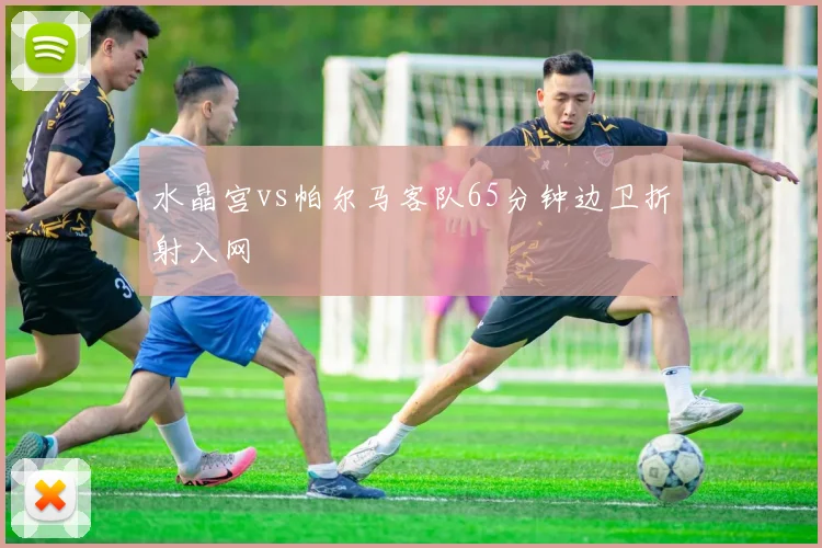 水晶宫vs帕尔马客队65分钟边卫折射入网